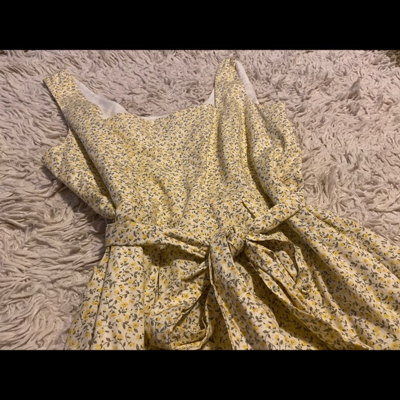 Yellow Floral Dress - Picture 4 of 5